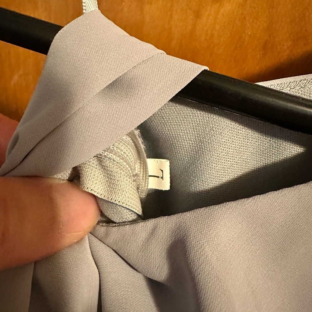SHEIN prom or wedding guest dress. Light grey, size large - Picture 9 of 11